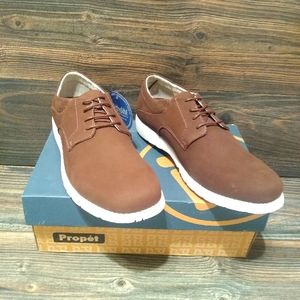 Propét Men's Grisham MDX002S-Brown Oxford Shoe Nubuck Leather SIZE 9 X  (3E)